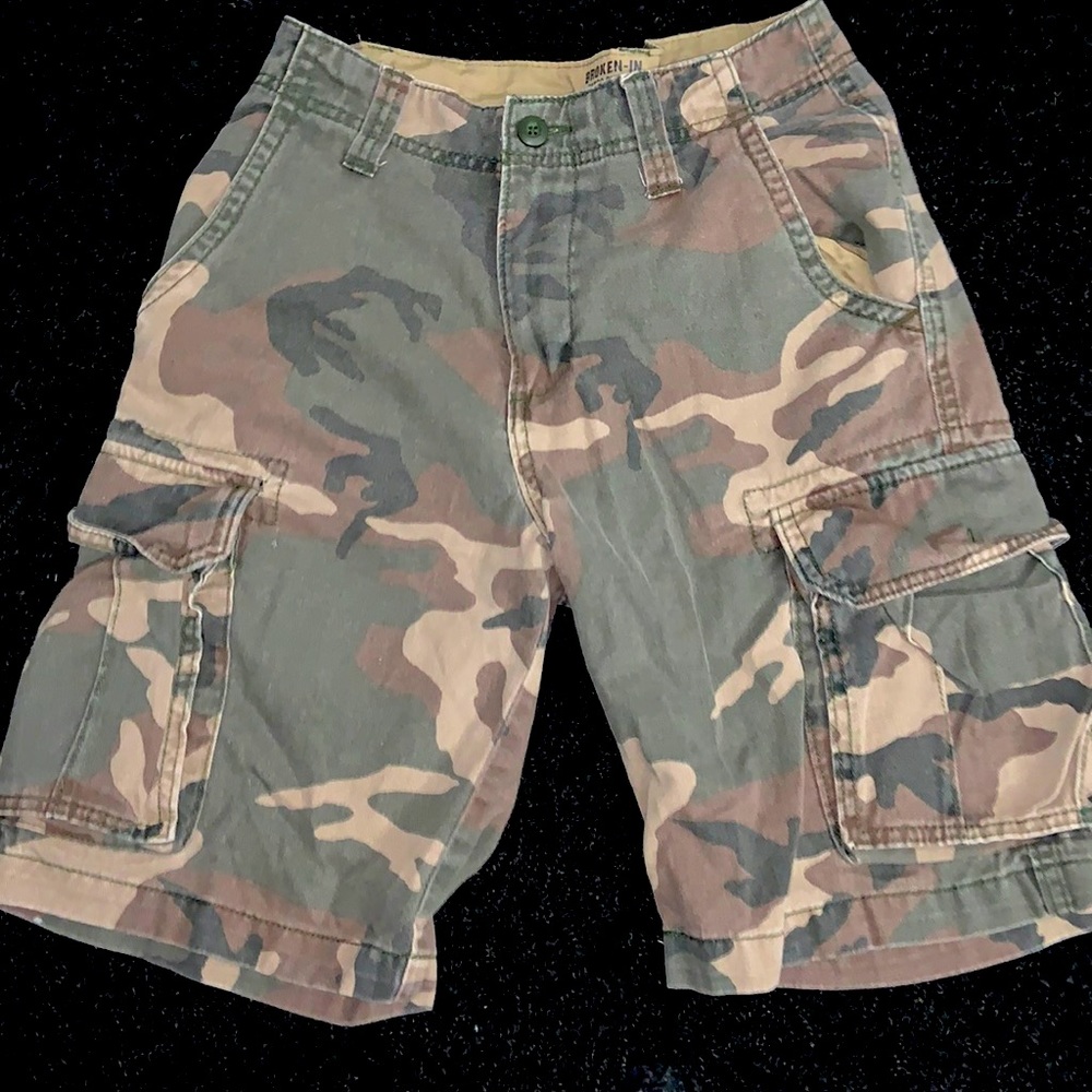 Camo Cargo Shorts